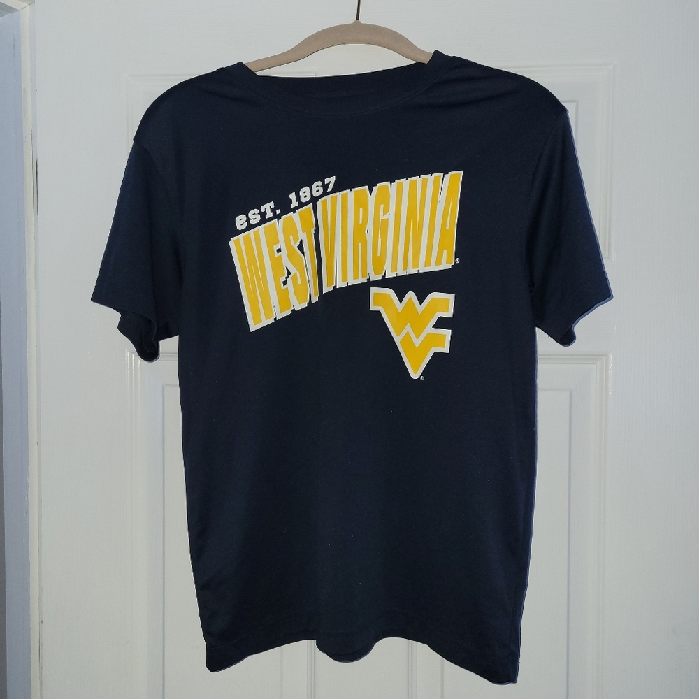 West Virginia DriFit Tshirt Large Kids